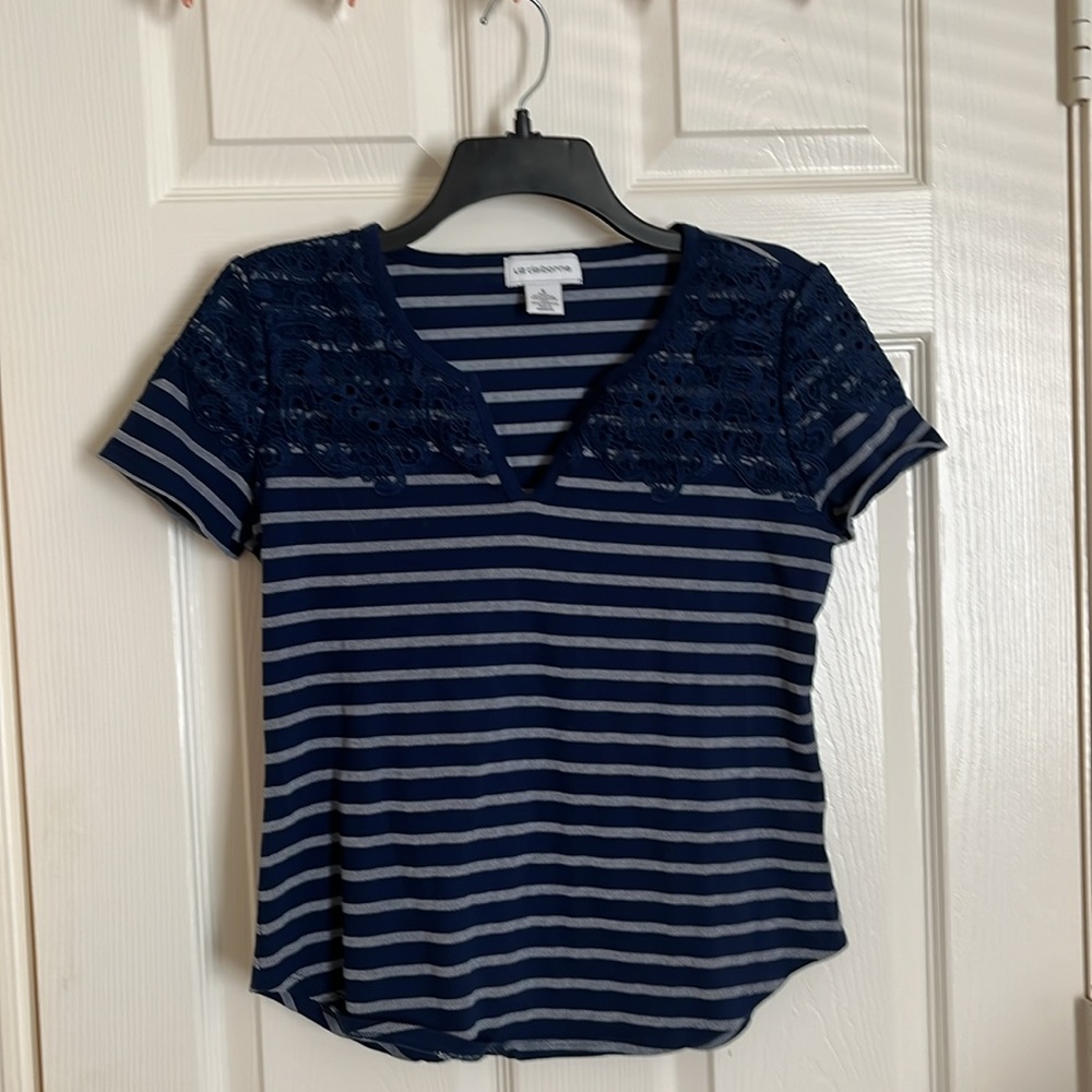 Blue Liz Claiborne Shirt